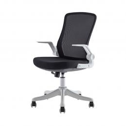 SKI - สกี จำหน่ายสินค้าหลากหลาย และคุณภาพดี | DELI-91106 เก้าอี้พนักงาน สีดำ #DLI-91106-K